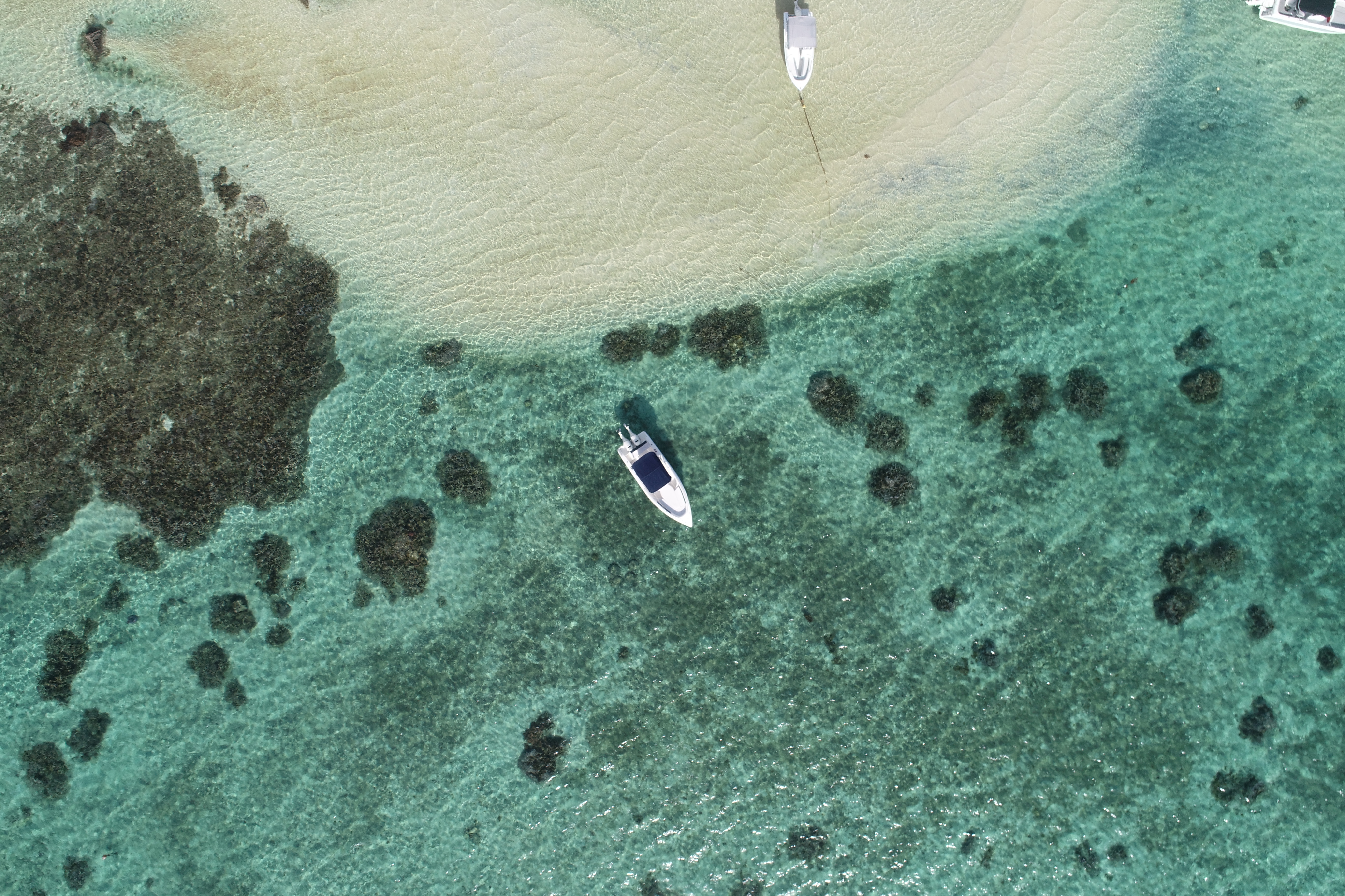 Turquoise lagoon Mauritius